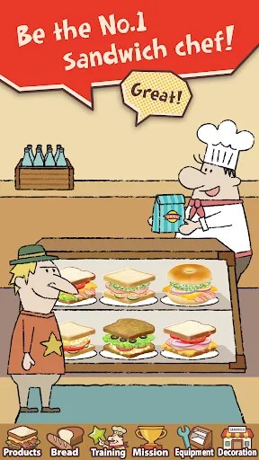 Скриншоты Happy Sandwich Cafe