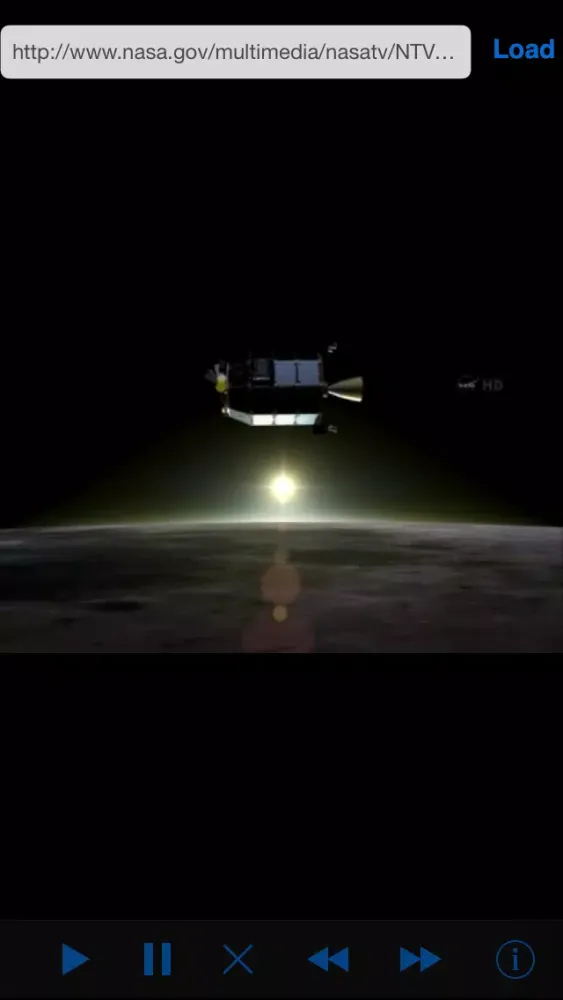 Captures d'écran de HLS AVplayer