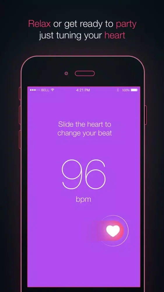 Скриншоты Heartkick - Stream music from your heartbeat
