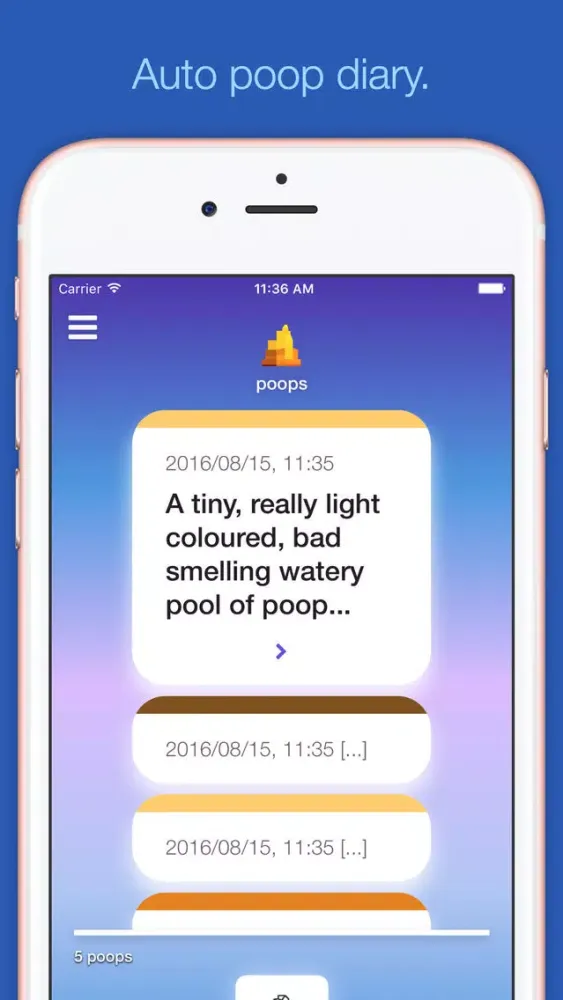 Screenshot di Poops - Baby Poop Tracker