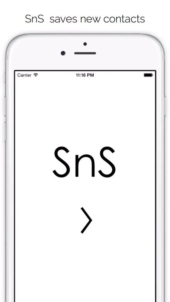 SnS - Save & Send Contact Information Faster Screenshots