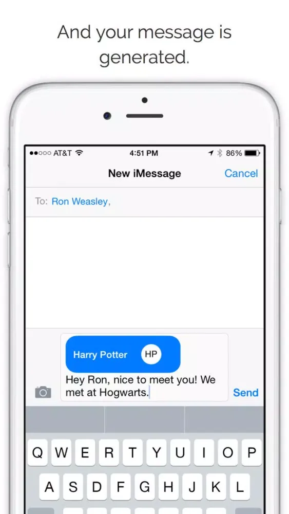 SnS - Save & Send Contact Information Faster Screenshots