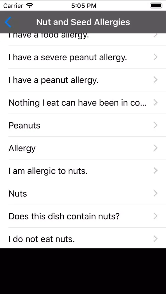 Food Allergies - German应用截图