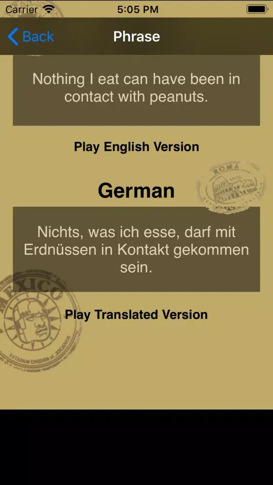 Food Allergies - German应用截图