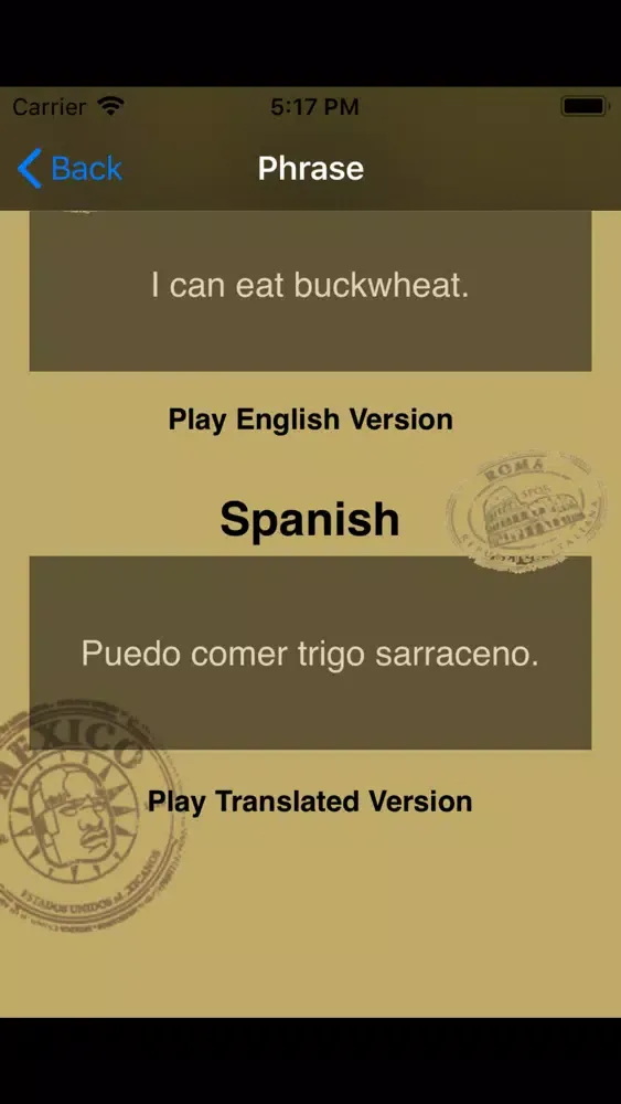 Food Allergies - Spanish应用截图