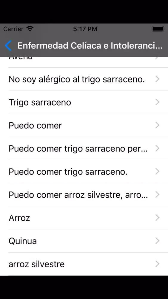 Food Allergies - Spanish应用截图