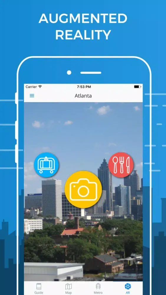 Atlanta Travel Guide with Offline Street Map應用截圖