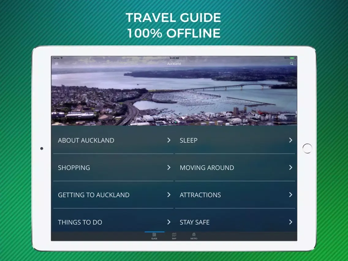 Capturas de pantalla de Auckland Travel Guide with Offline Street Map iPad 