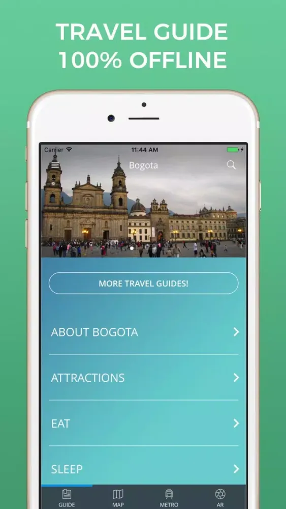 Capturas de tela do Bogota Travel Guide with Offline Street Map