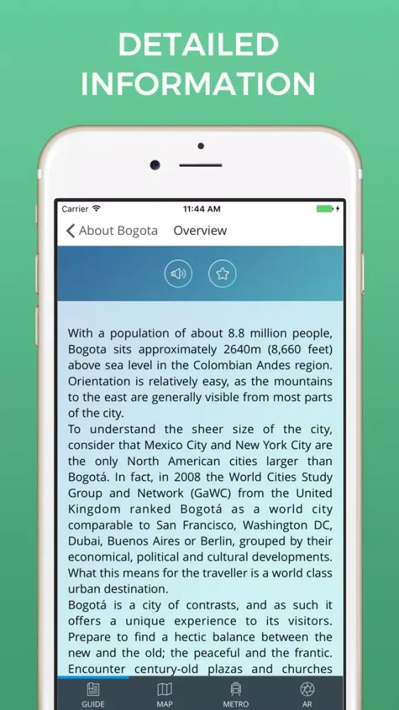 Capturas de tela do Bogota Travel Guide with Offline Street Map