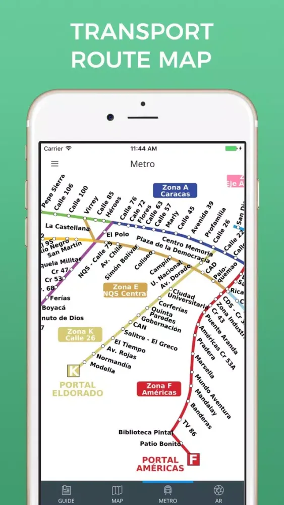 Capturas de tela do Bogota Travel Guide with Offline Street Map