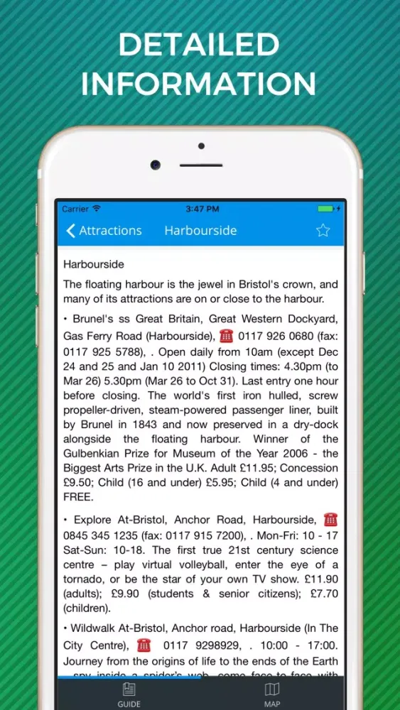Bristol Travel Guide with Offline Street Map 스크린샷