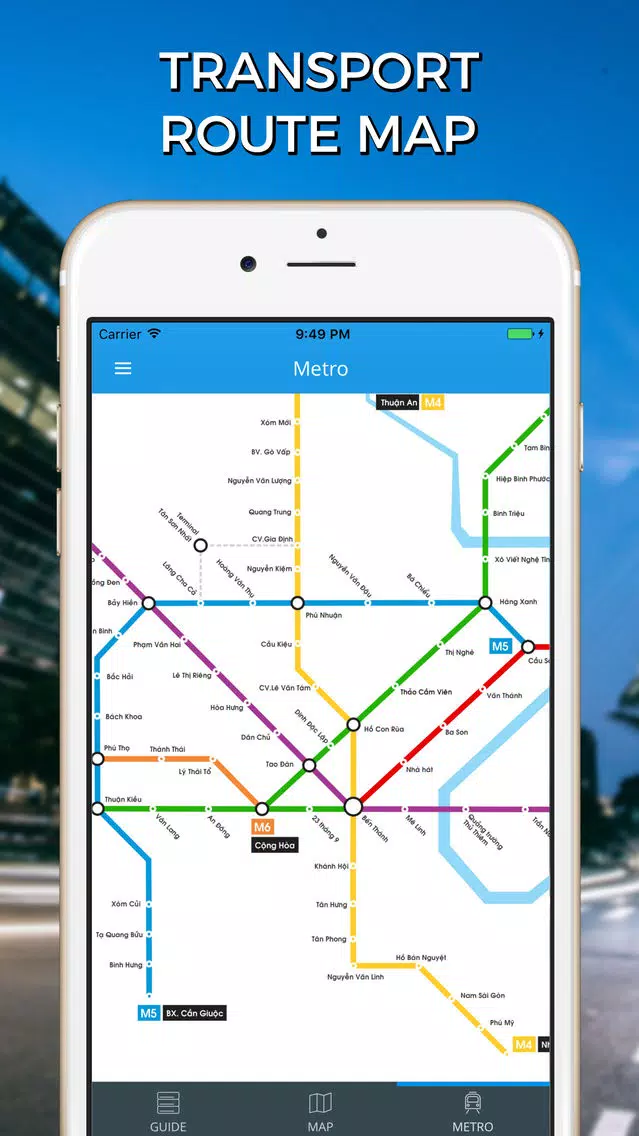 Ho Chi Minh Travel Guide with Offline Street Map应用截图