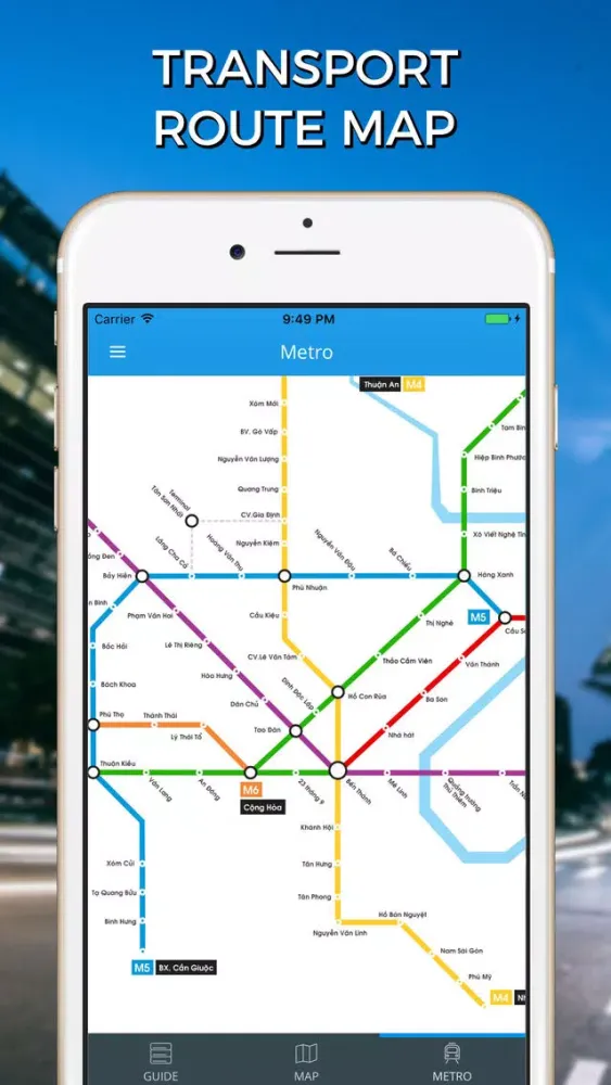 Ho Chi Minh Travel Guide with Offline Street Map سکرین شاٹس