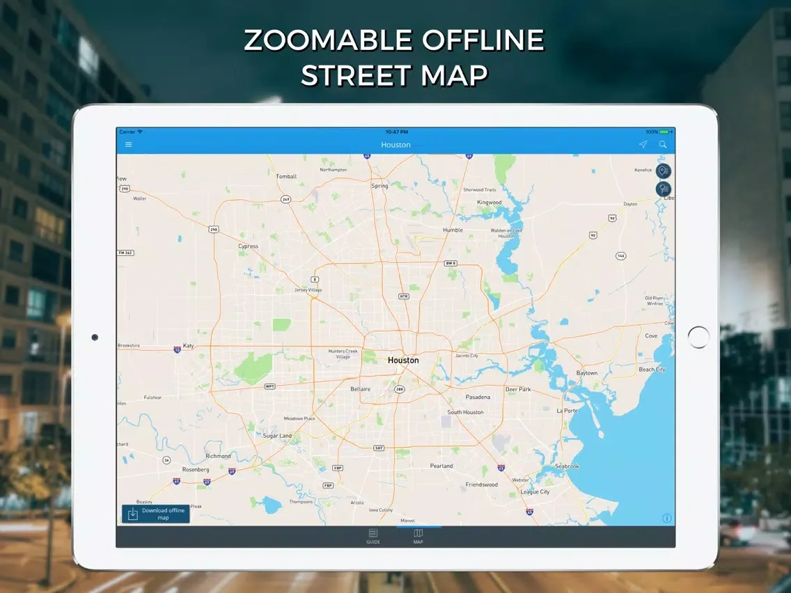 صور Houston Travel Guide with Offline Street Map iPad 