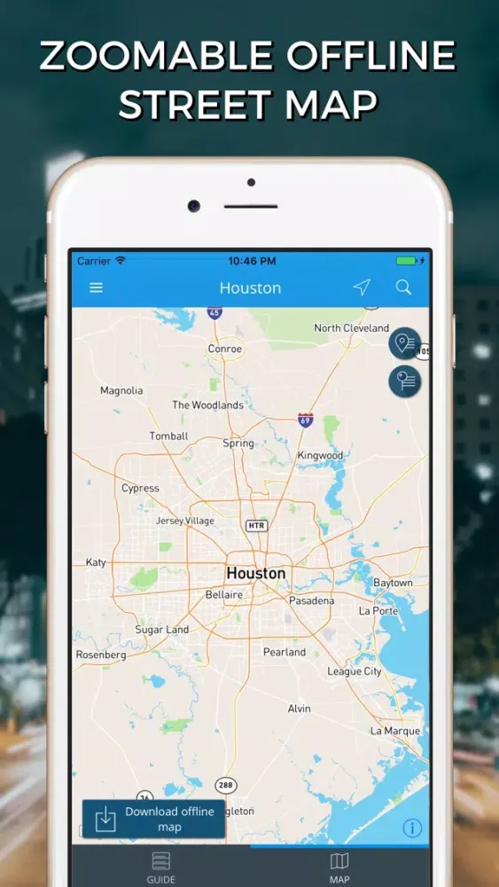 صور Houston Travel Guide with Offline Street Map
