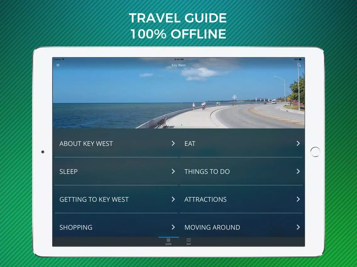 Capturas de pantalla de Key West Travel Guide with Offline Street Map iPad 