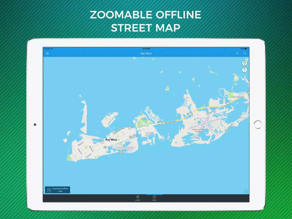 Capturas de pantalla de Key West Travel Guide with Offline Street Map iPad 
