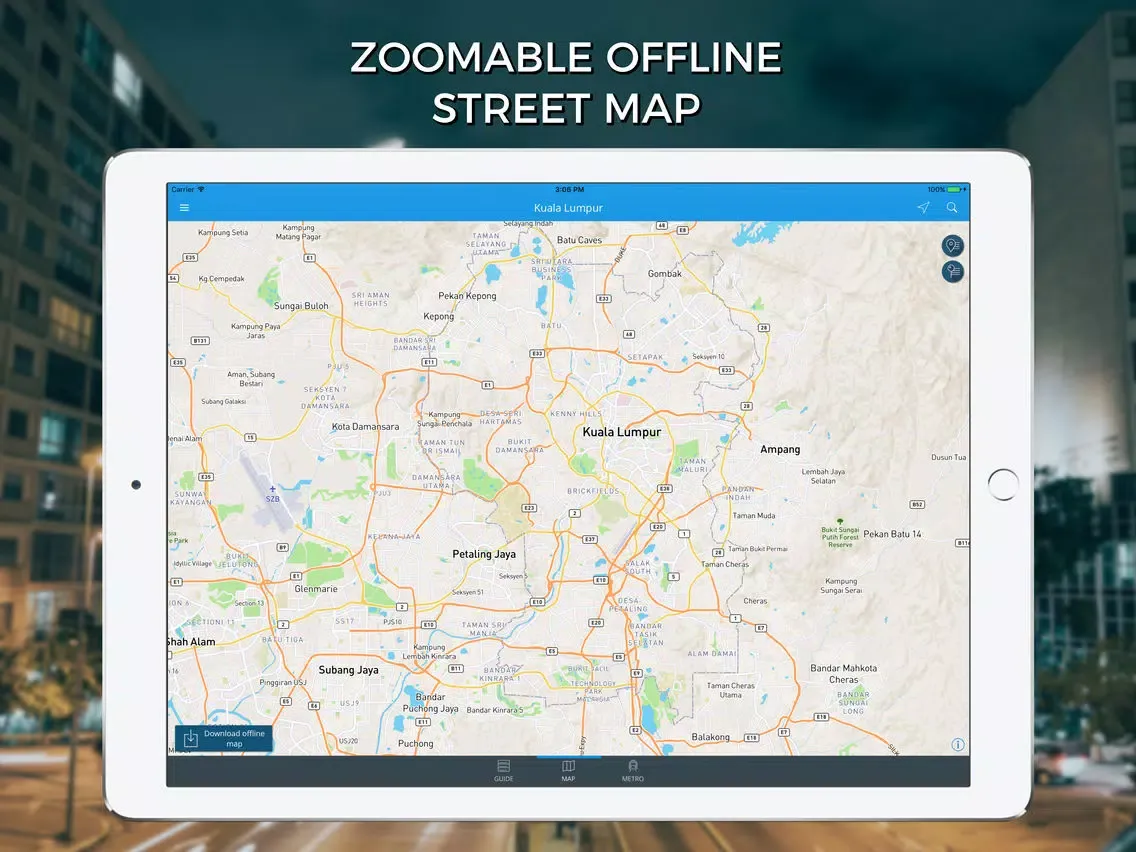 Screenshot di Kuala Lumpur Travel Guide with Maps iPad 