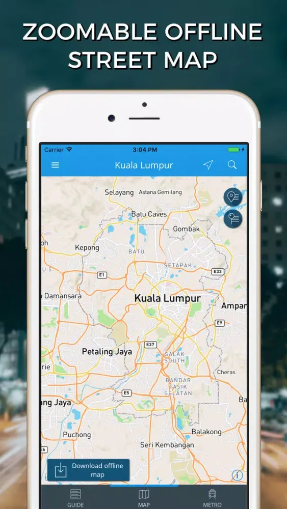 Screenshot di Kuala Lumpur Travel Guide with Maps