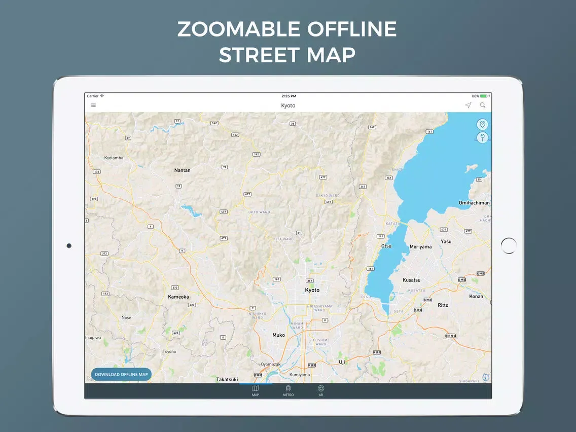 Kyoto city maps iPad  স্ক্রিনশট