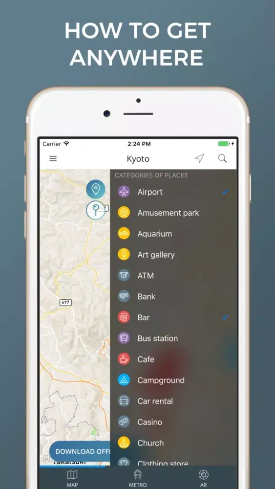 Kyoto city maps স্ক্রিনশট