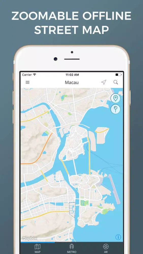 Ảnh chụp màn hình của Macau city maps