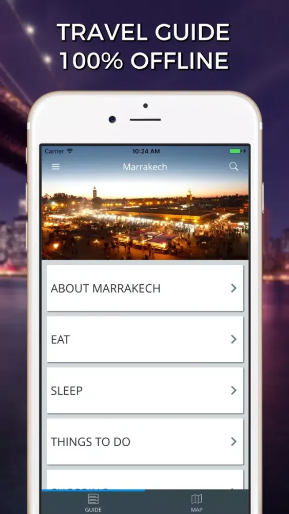 Capturas de tela do Marrakech Travel Guide with Offline Street Map