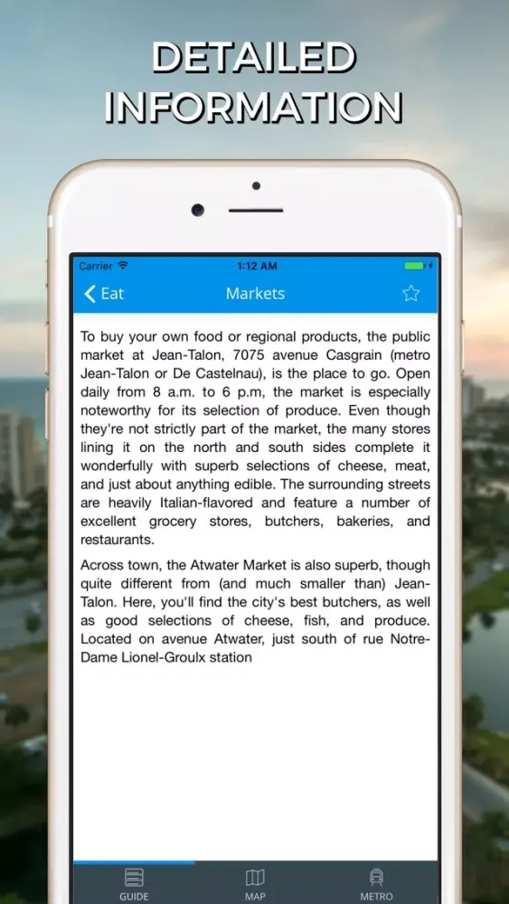 Capturas de tela do Montreal Travel Guide with Offline Street Map