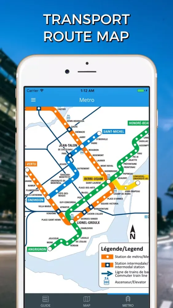 Capturas de tela do Montreal Travel Guide with Offline Street Map