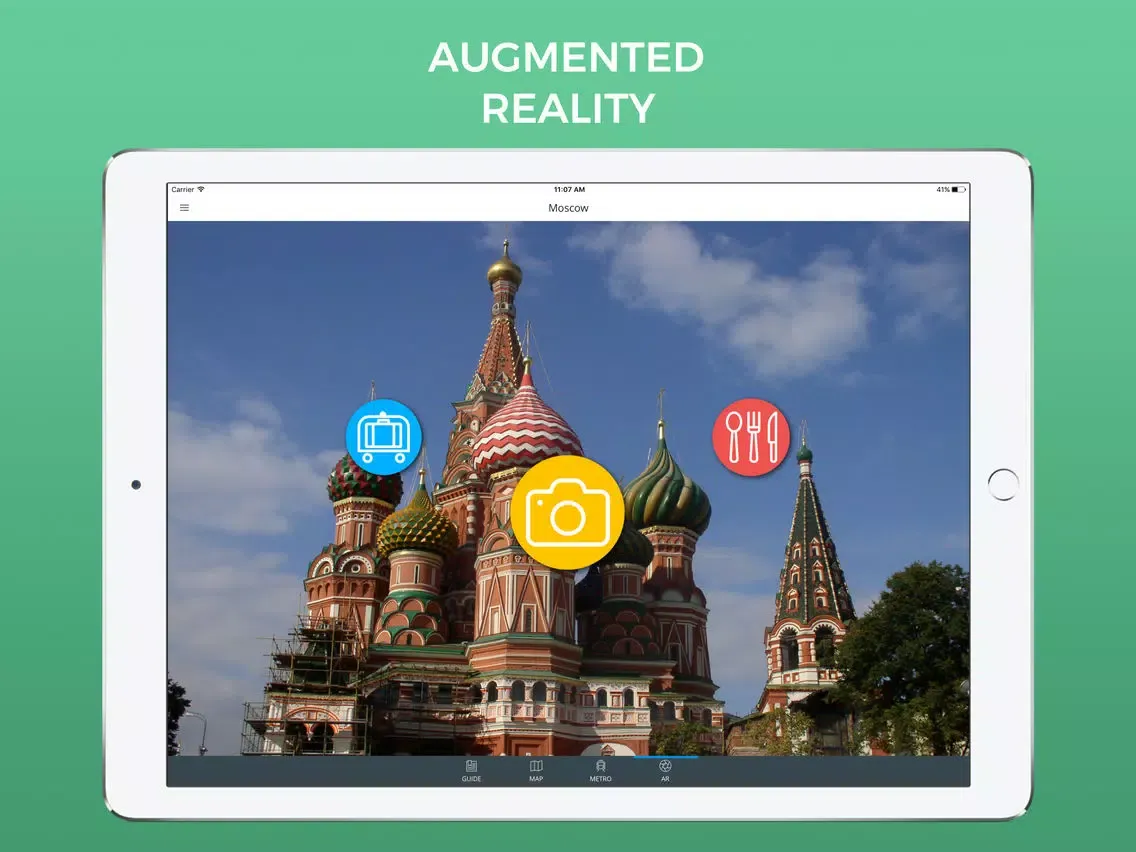 صور Moscow Travel Guide with Offline Street Map iPad 