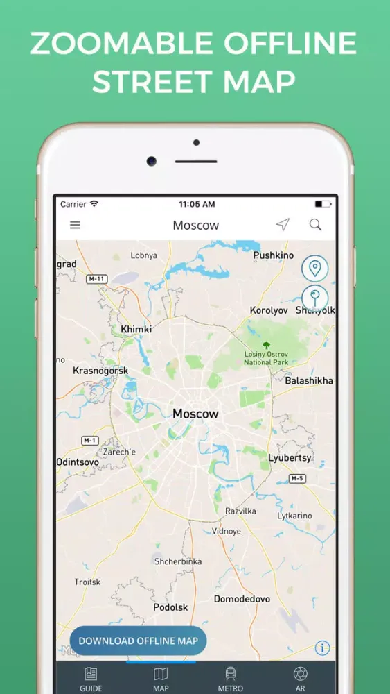 صور Moscow Travel Guide with Offline Street Map