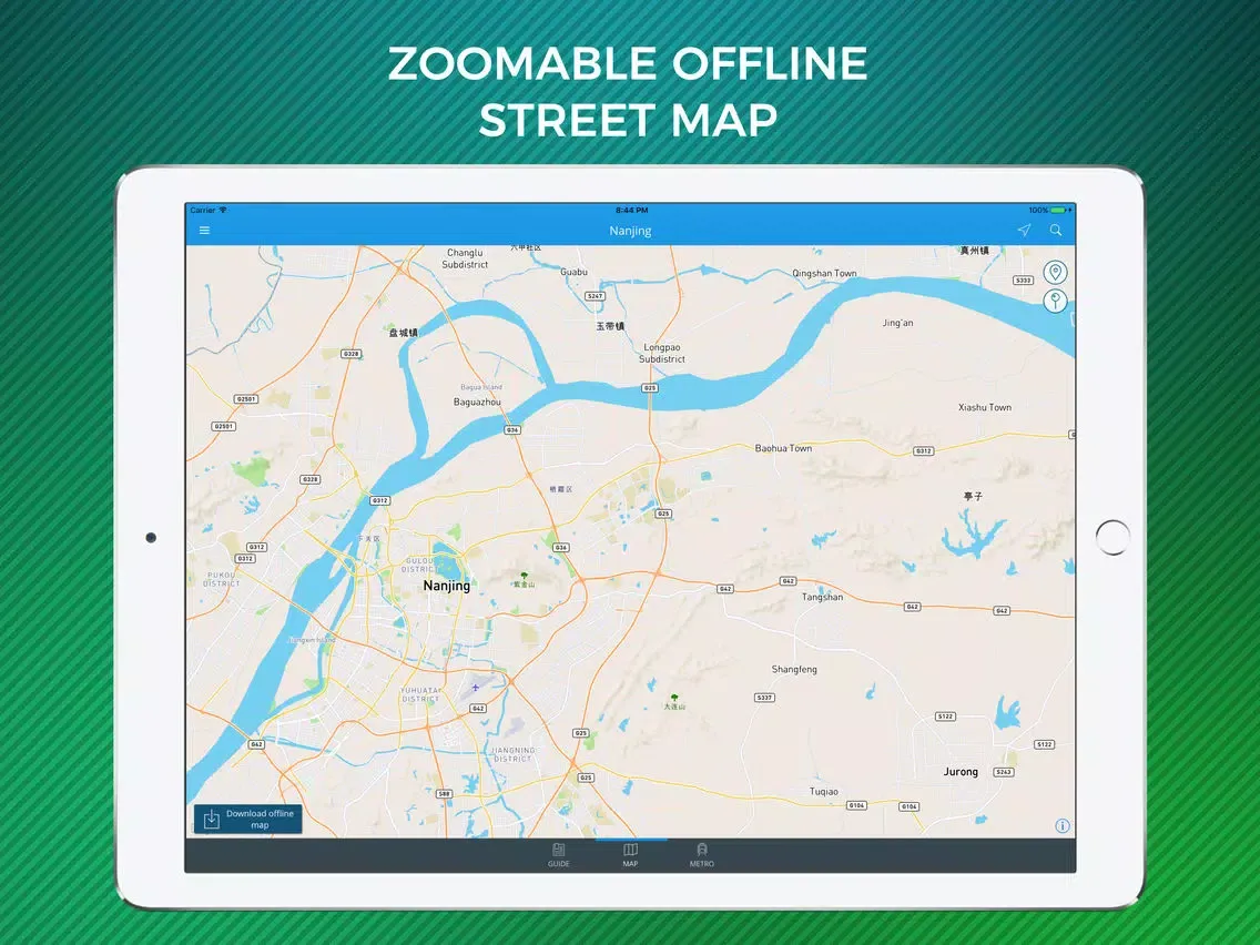Nanjing Travel Guide with Maps iPad  Screenshots