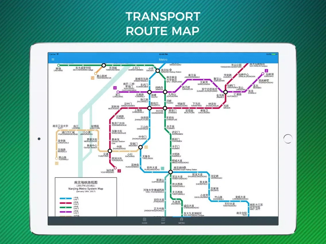 Nanjing Travel Guide with Maps iPad  Screenshots