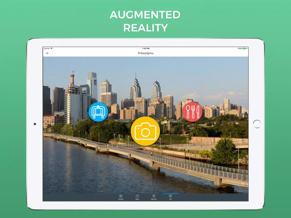 Zrzuty ekranu Philadelphia Travel Guide with Maps iPad 