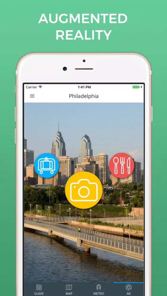 Zrzuty ekranu Philadelphia Travel Guide with Maps