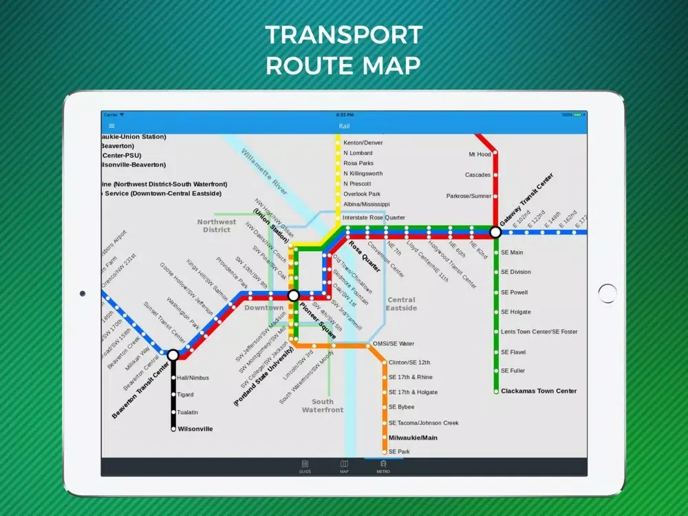 Capturas de pantalla de Portland Travel Guide with Offline Street Map iPad 