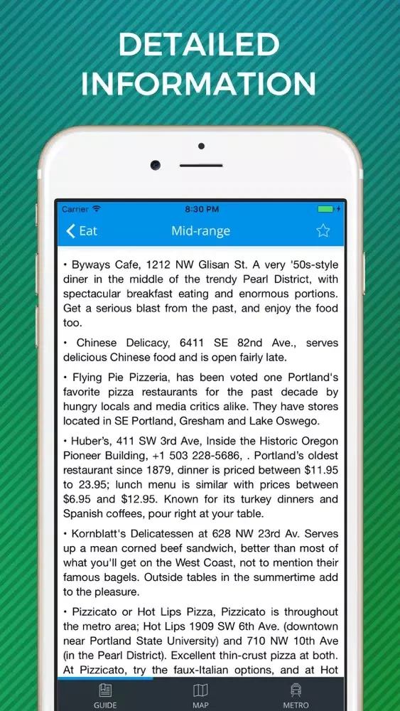 Capturas de pantalla de Portland Travel Guide with Offline Street Map