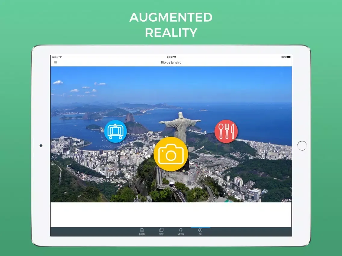 Ảnh chụp màn hình của Rio de Janeiro Travel Guide with Maps iPad 