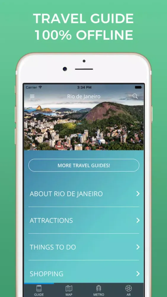 Ảnh chụp màn hình của Rio de Janeiro Travel Guide with Maps