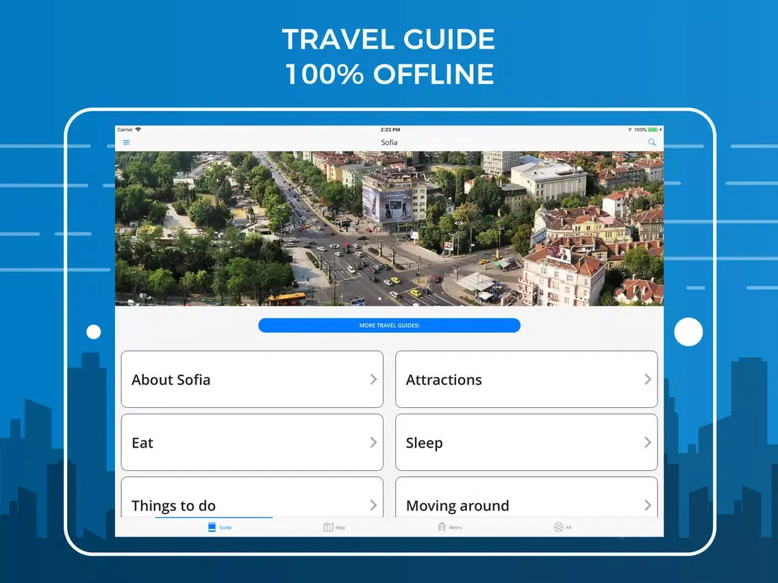 Ảnh chụp màn hình của Sofia Travel Guide & Maps iPad 