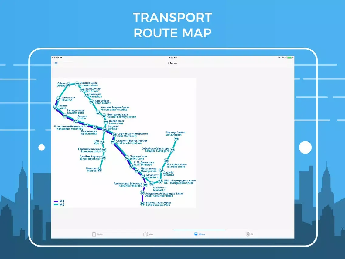 Ảnh chụp màn hình của Sofia Travel Guide & Maps iPad 
