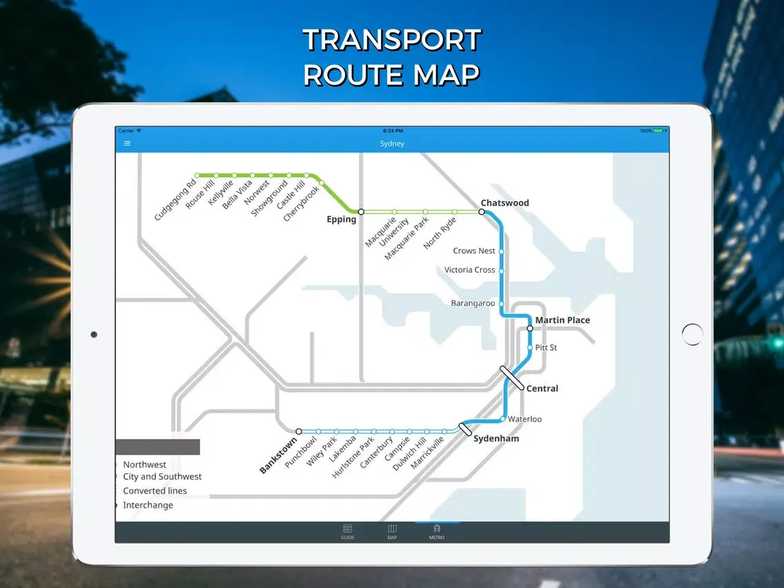 Captures d'écran de Sydney Travel Guide with Offline Street Map iPad 