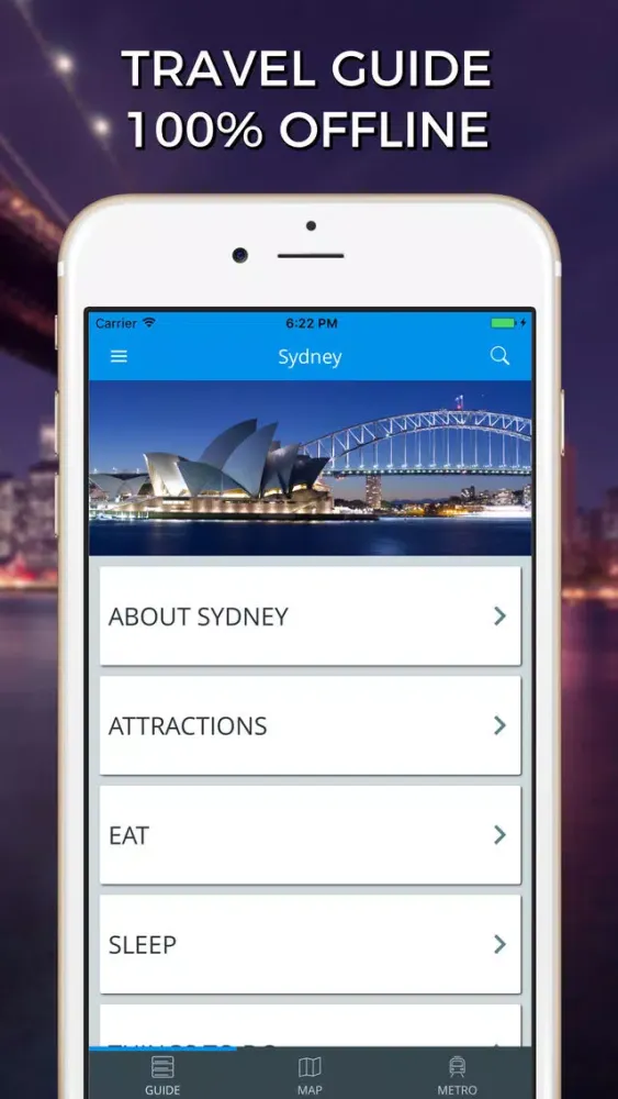 Captures d'écran de Sydney Travel Guide with Offline Street Map