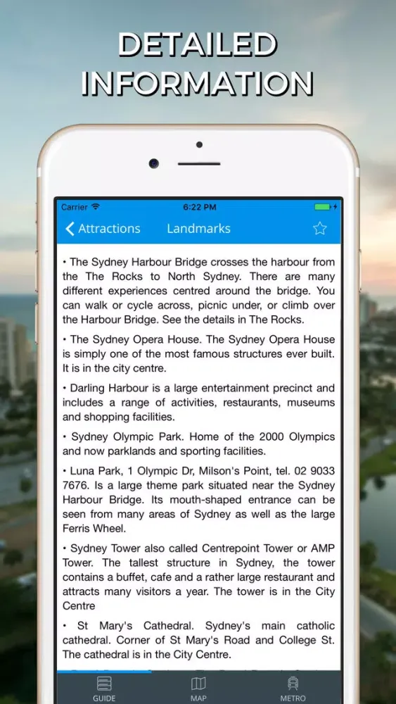 Captures d'écran de Sydney Travel Guide with Offline Street Map
