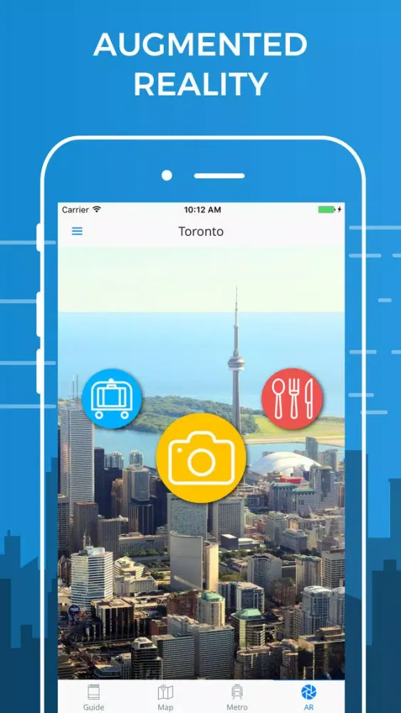 Zrzuty ekranu Toronto Travel Guide with Offline Street Map