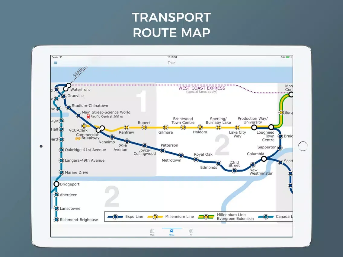 صور Vancouver city maps iPad 