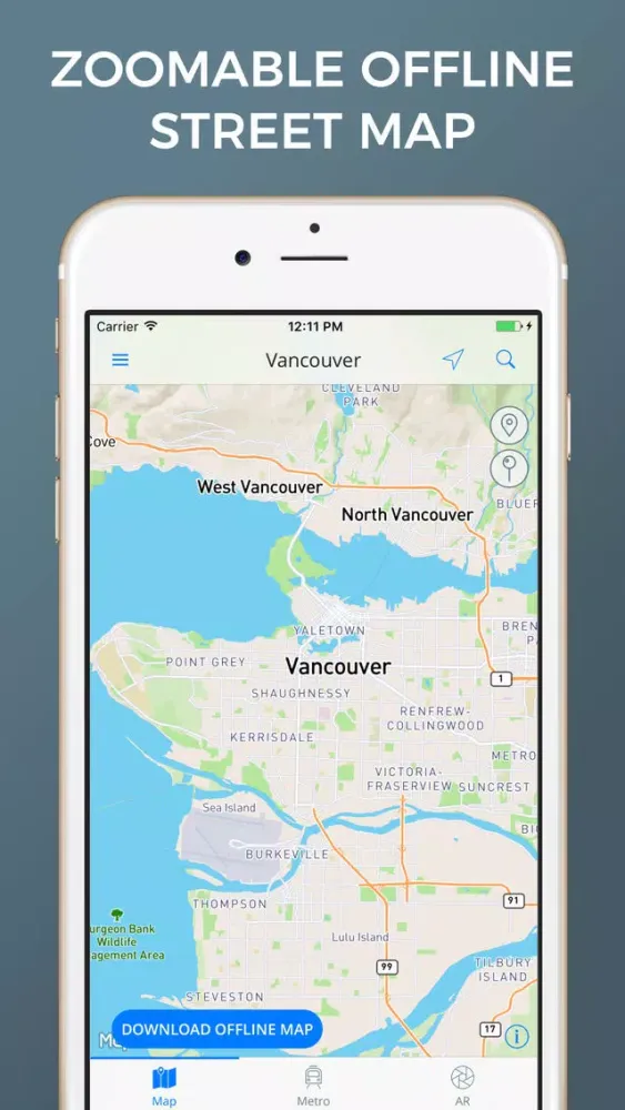 صور Vancouver city maps