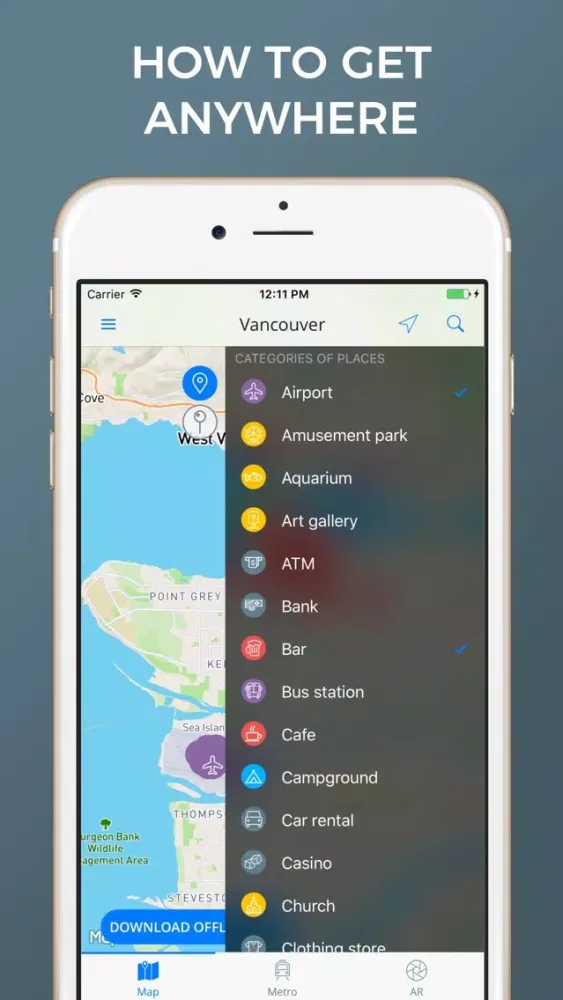 صور Vancouver city maps