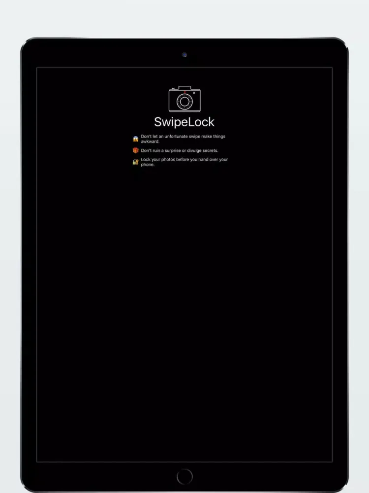 SwipeLock - Don't let a swipe make things awkward iPad  스크린샷